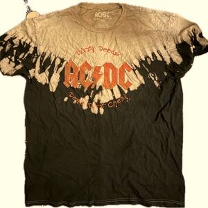 AC/DC DIRTY DEED DONE DIRT CHEAP DAY DREAMER BAND TEE MEDIUM